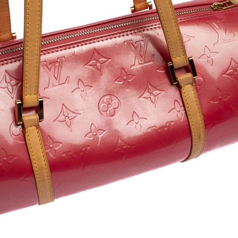 Louis Vuitton Pink Monogram Vernis Papillon 30 Bag at 1stDibs