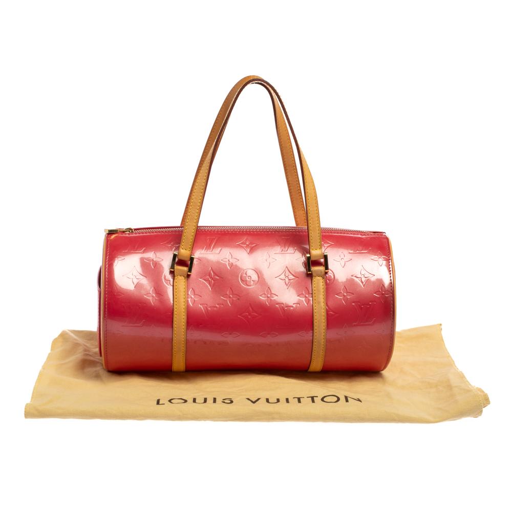 Louis Vuitton Pink Monogram Vernis Papillon 30 Bag 6