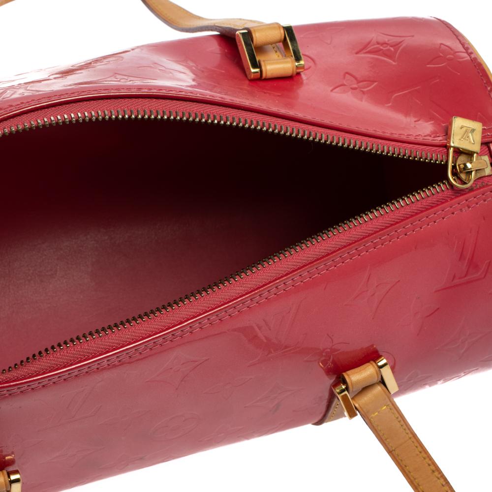 Louis Vuitton Pink Monogram Vernis Papillon 30 Bag In Good Condition In Dubai, Al Qouz 2