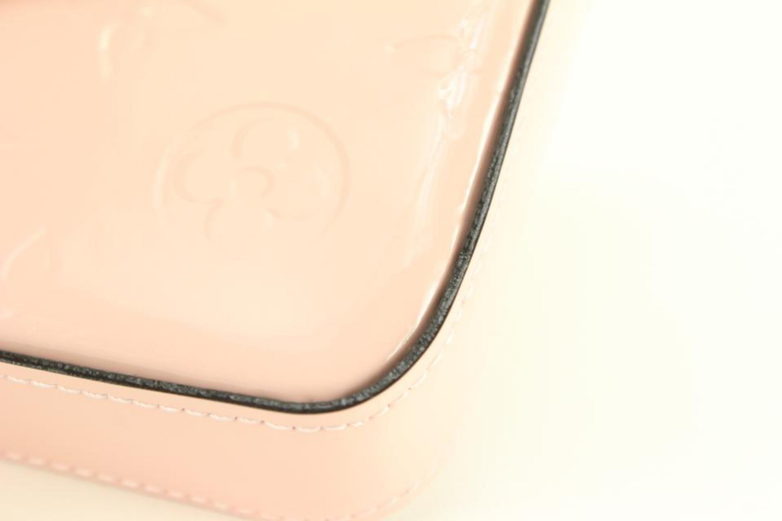Orange Louis Vuitton Pink Monogram Vernis Pochette Felicie 12lk810s