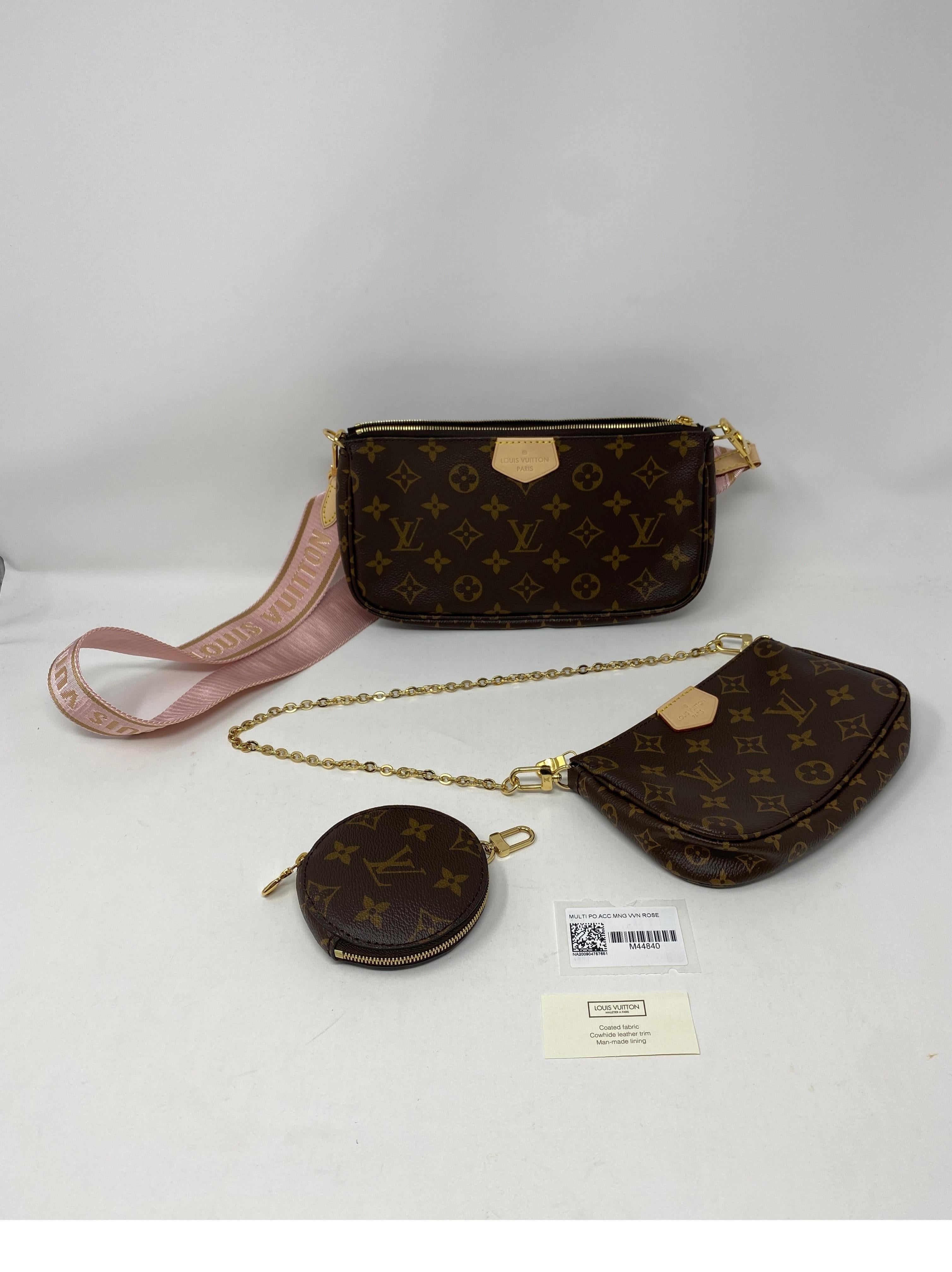 Louis Vuitton Rosa Multi-Pochette-Tasche 9