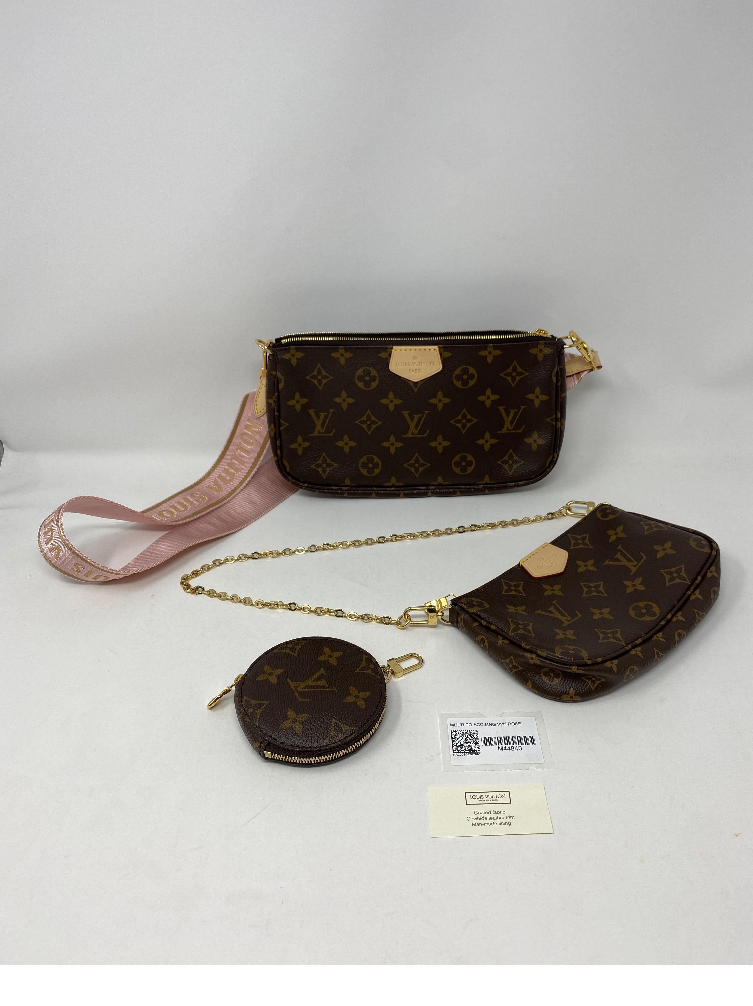 Louis Vuitton Pink Multi-pochette Bag 7