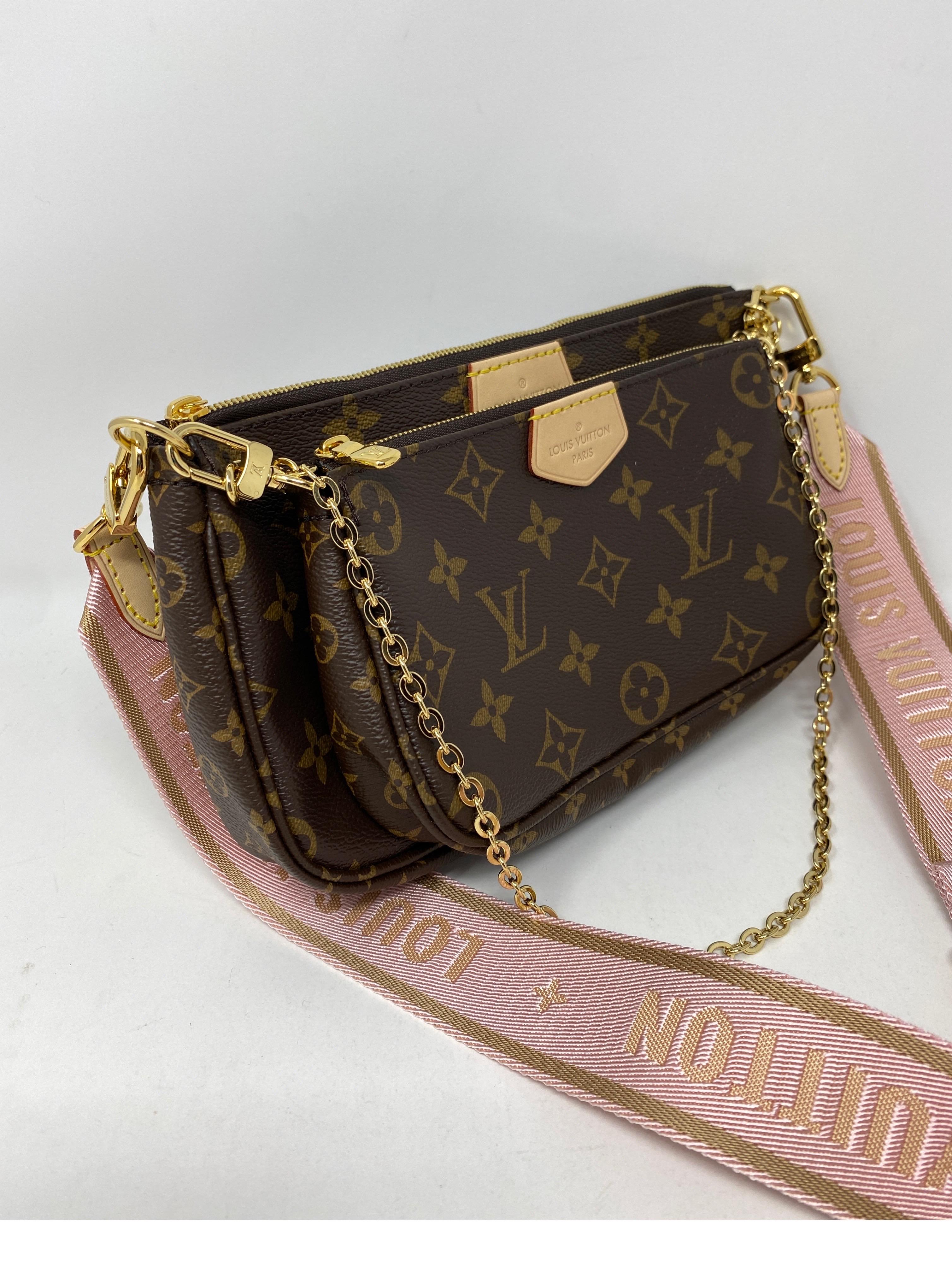 Black Louis Vuitton Pink Multi-pochette Bag