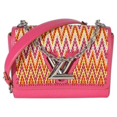 Louis Vuitton Pink Multicolor Stitch Epi Twist MM