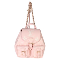 Louis Vuitton Pink Opale Monogram Empreinte Backup Backpack