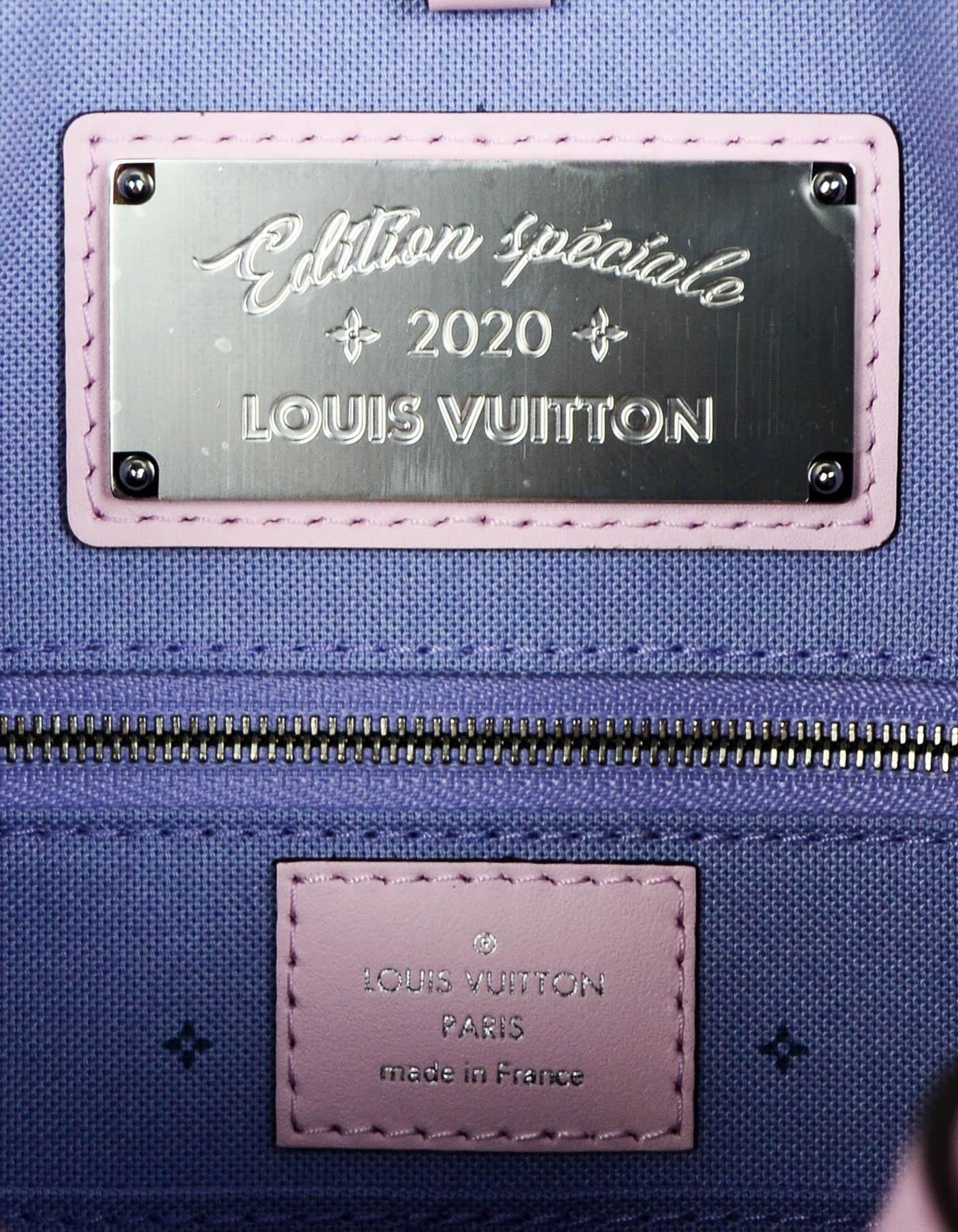 Louis Vuitton Pink Pastel Ltd Edt Palm Beach Monogram Escale Onthego GM Tote Bag 2