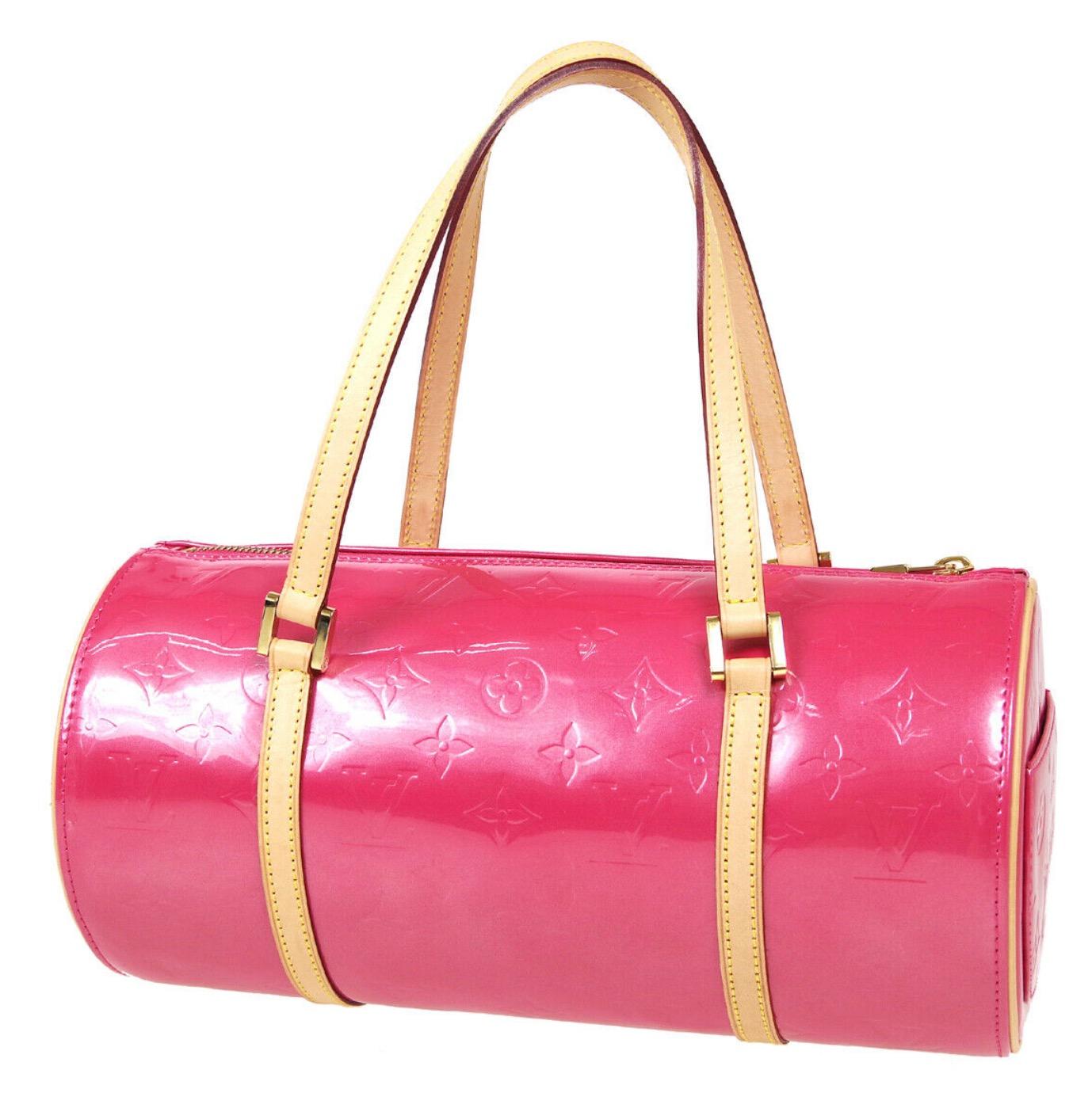 louis vuitton pink patent leather purse
