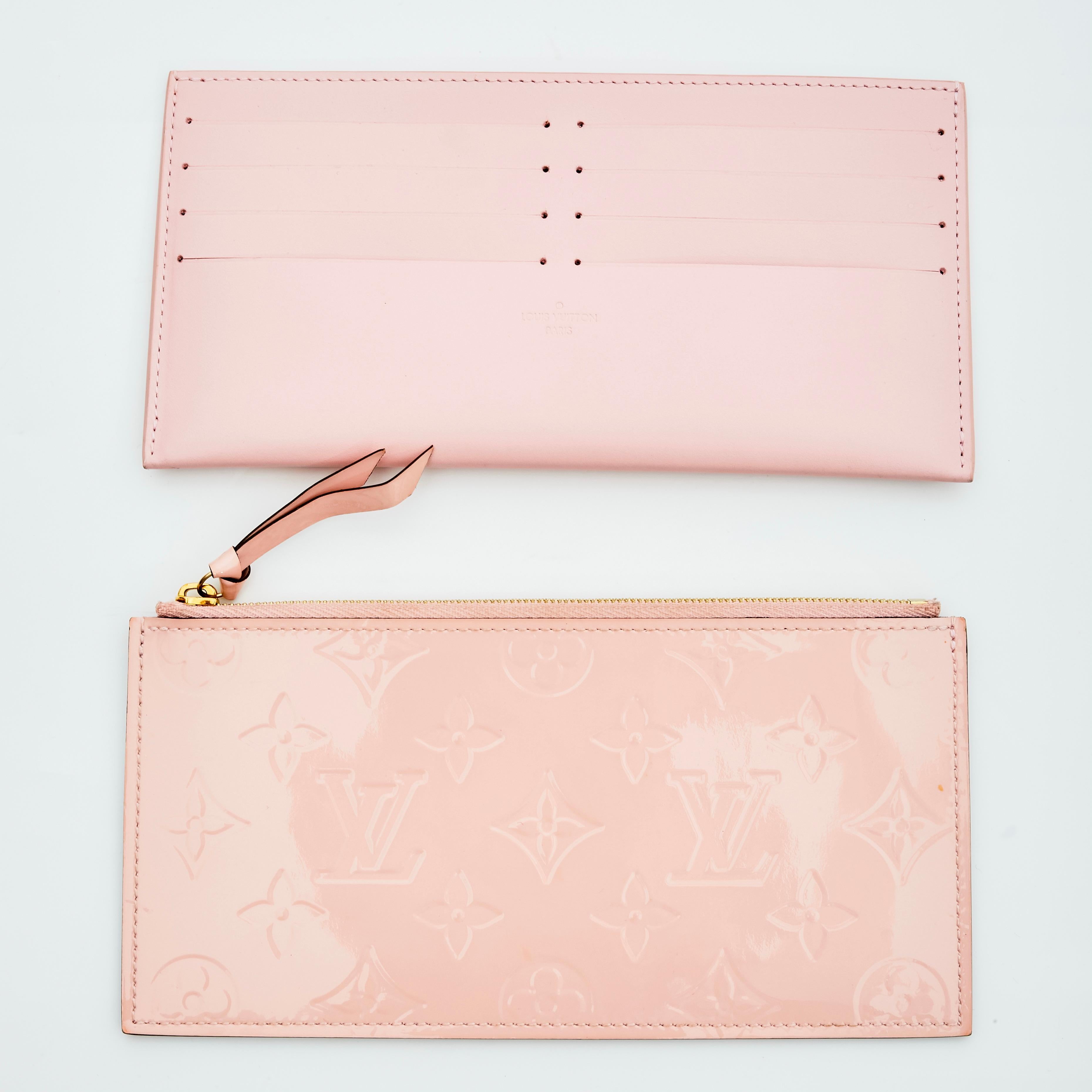 Women's Louis Vuitton Pink Pochette Felice Vermut Shoulder Bag For Sale
