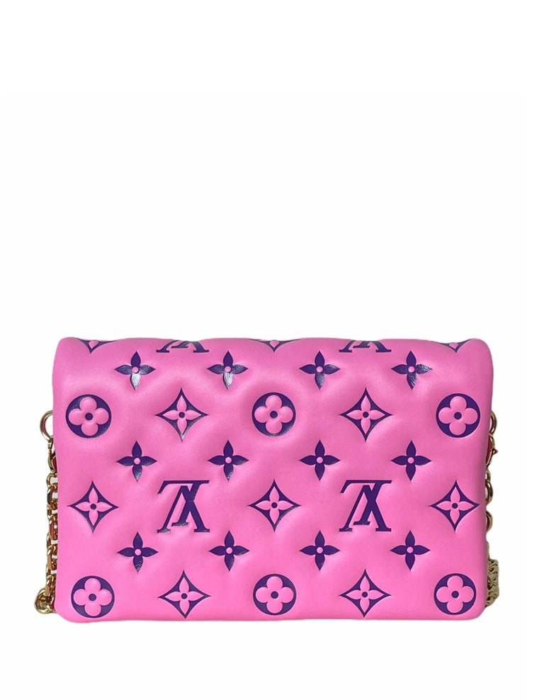 Louis Vuitton Pink Puffy Lambskin Pochette Coussin, myGemma, GB