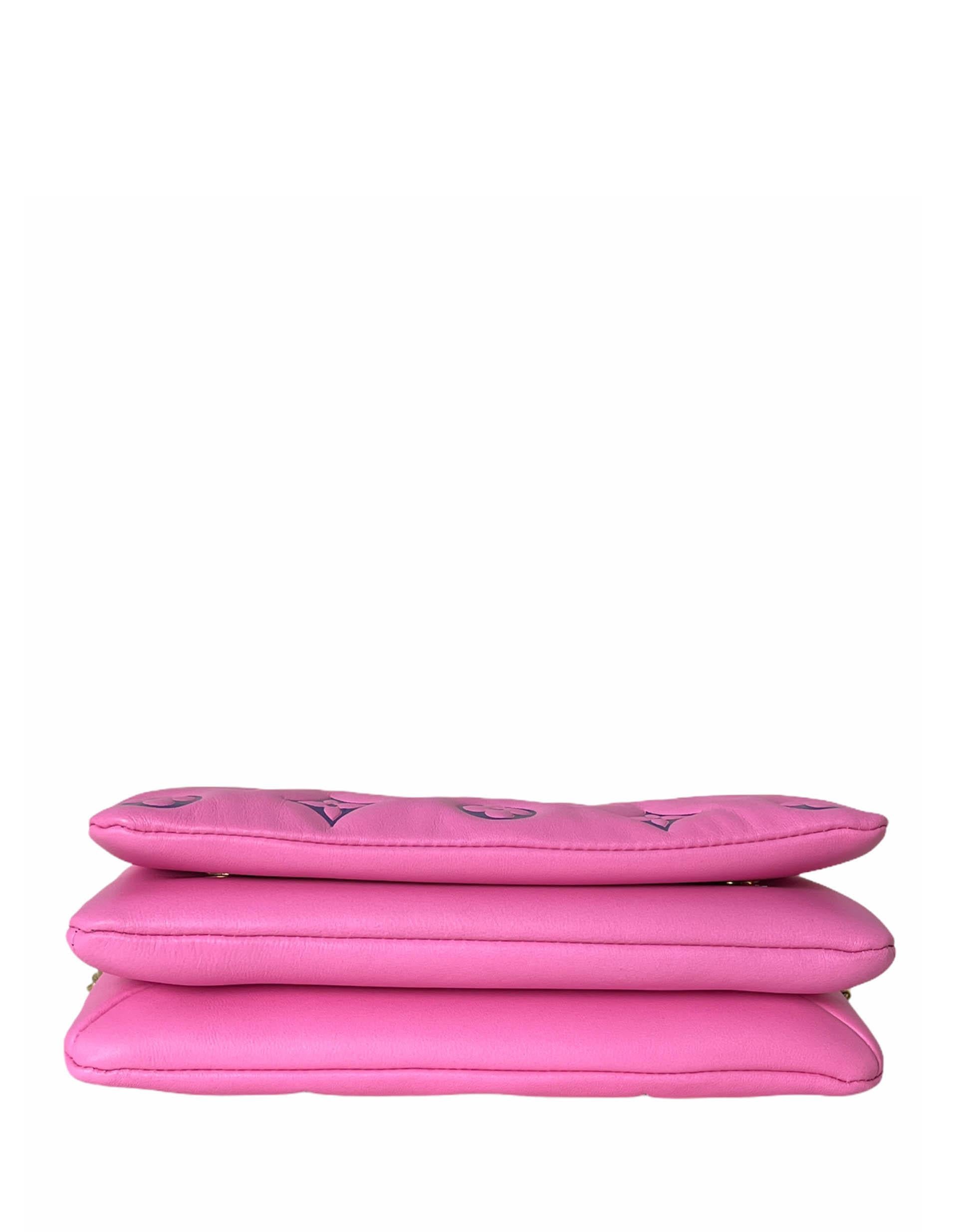 louis vuitton clutch pink