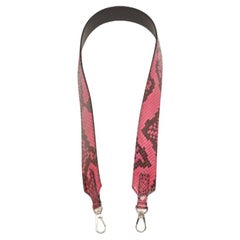 Louis Vuitton Borsa a tracolla Bandoulière in pitone rosa con tracolla