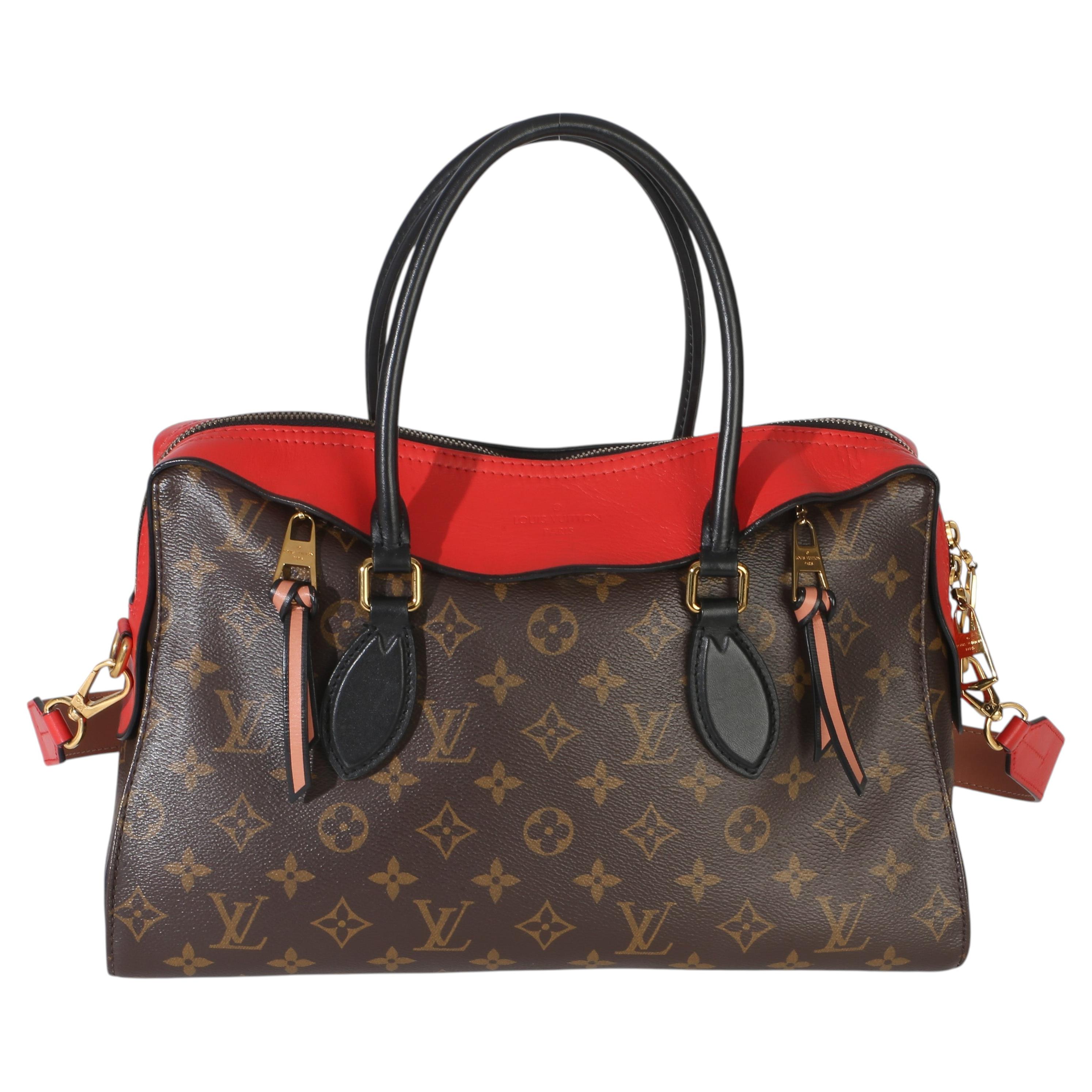 Louis Vuitton Pink Red Monogram Canvas Tuileries NM