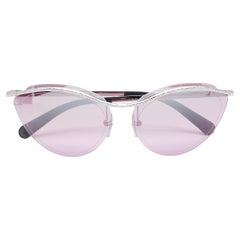 Louis Vuitton Pink Rimless Thelma and Louise Cat Eye Sunglasses