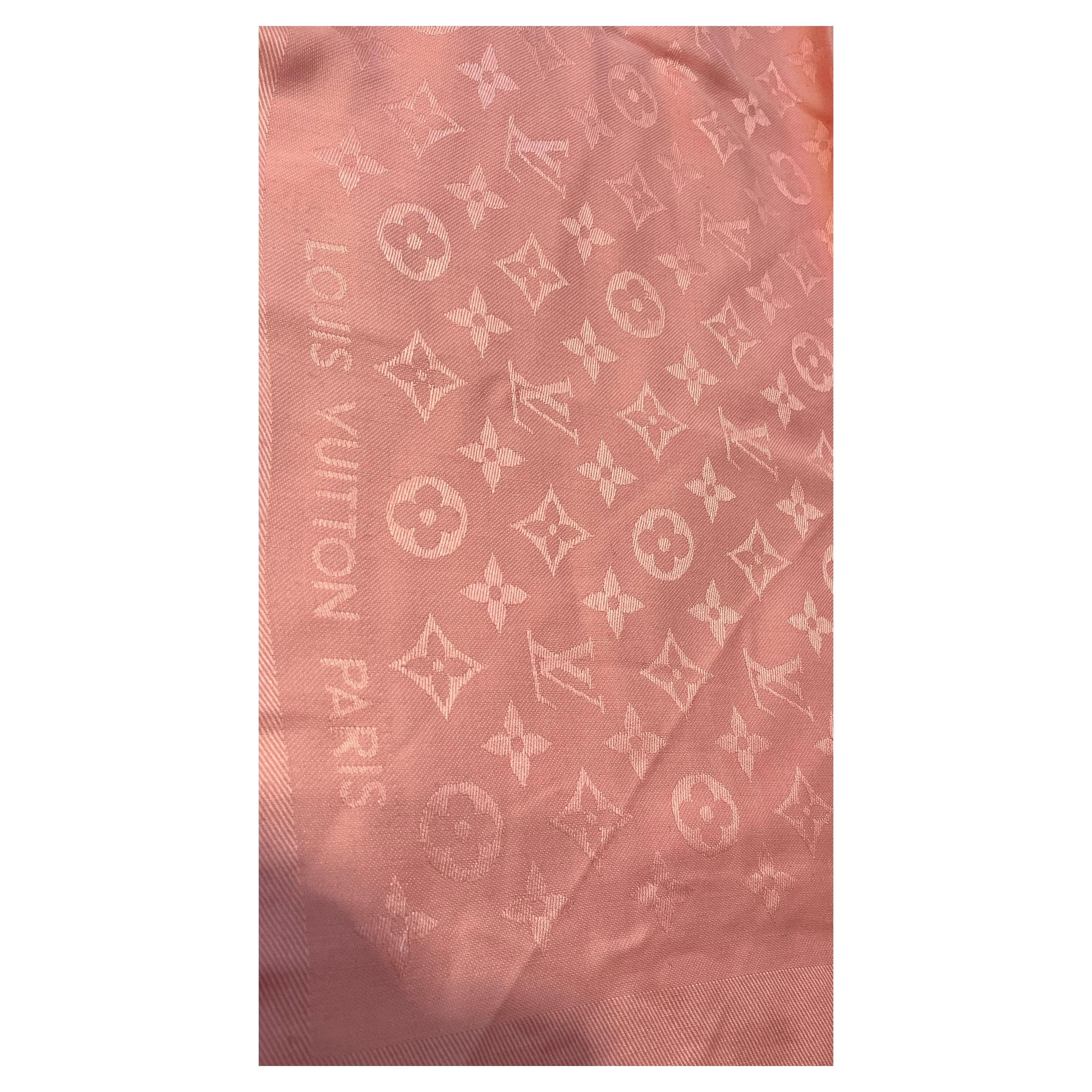 Louis Vuitton Monogram Roses Silk Scarf Pattern
