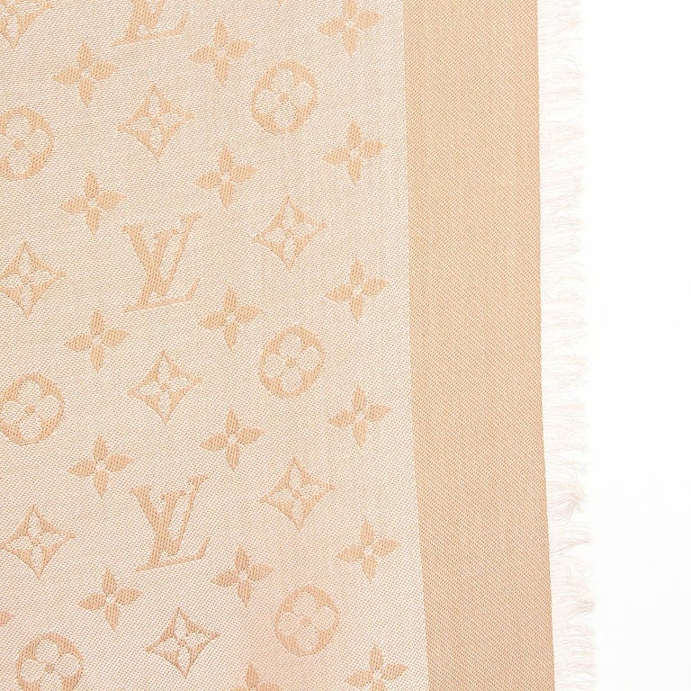 Louis Vuitton Monogram Denim Silk Shawl