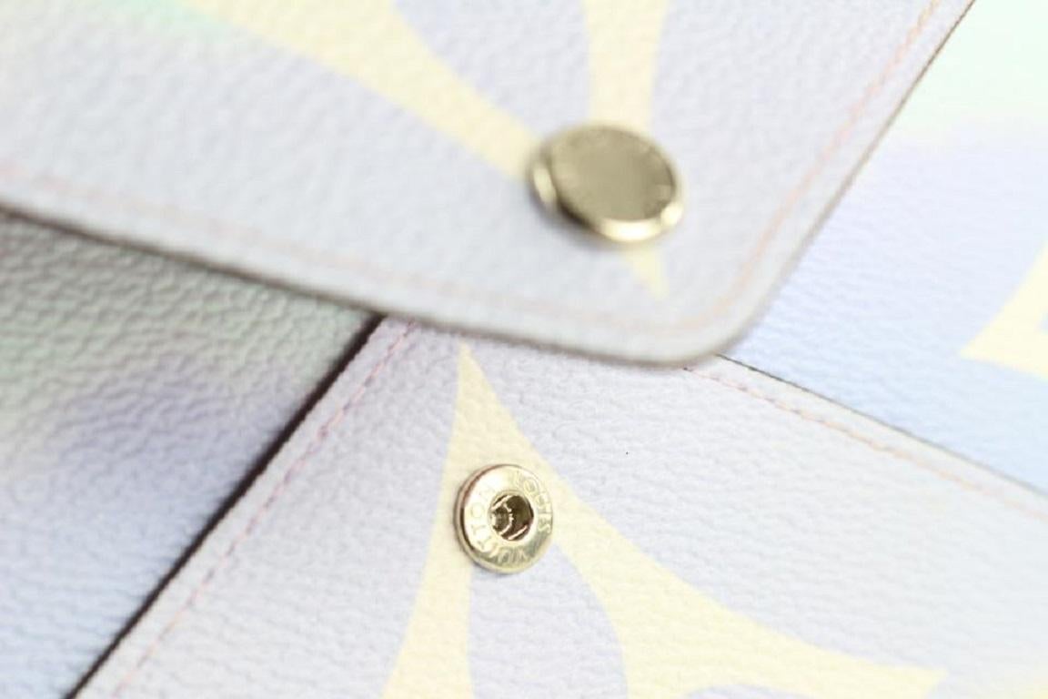 Louis Vuitton Pink Tie Dye Monogram Escale Kirigami GM Pouch Envelope 703lvs621 6
