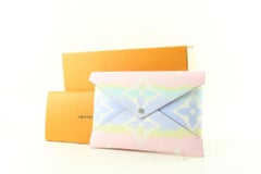 Louis Vuitton Pink Tie Dye Monogram Escale Kirigami GM Pouch Envelope 703lvs621