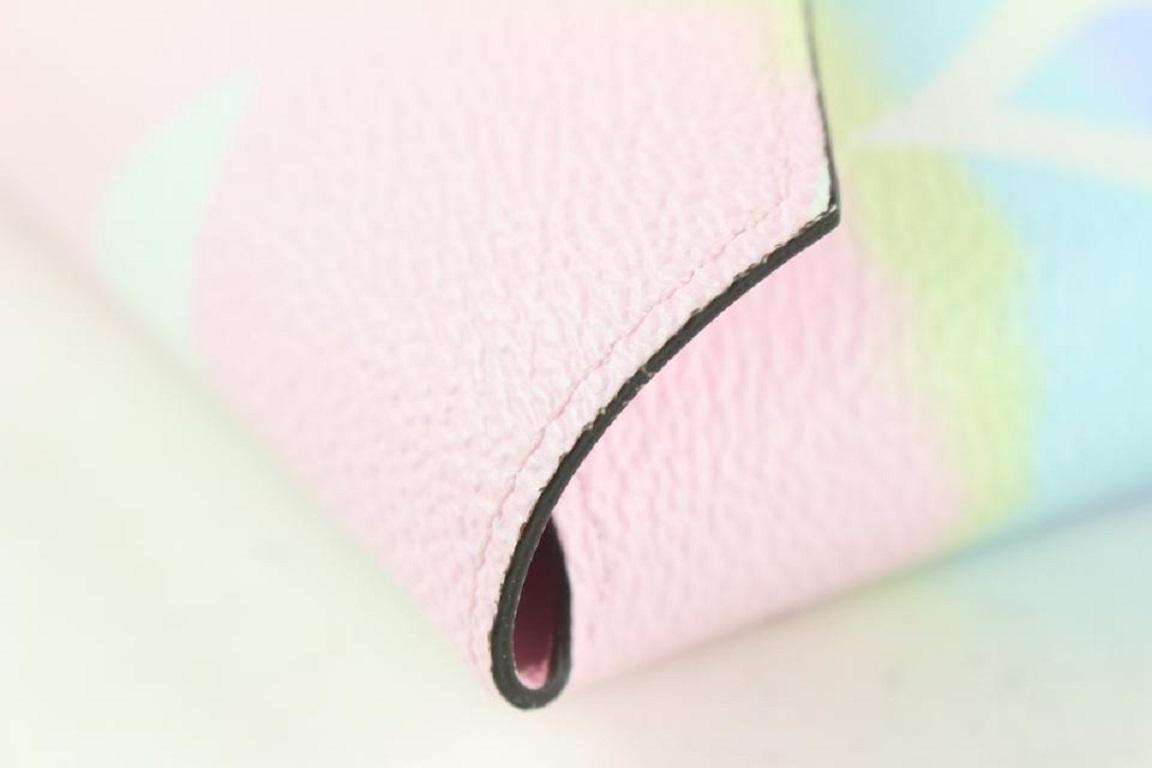 Louis Vuitton Pink Tie Dye Monogram Escale Kirigami GM Pouch Envelope 703lvs621 3