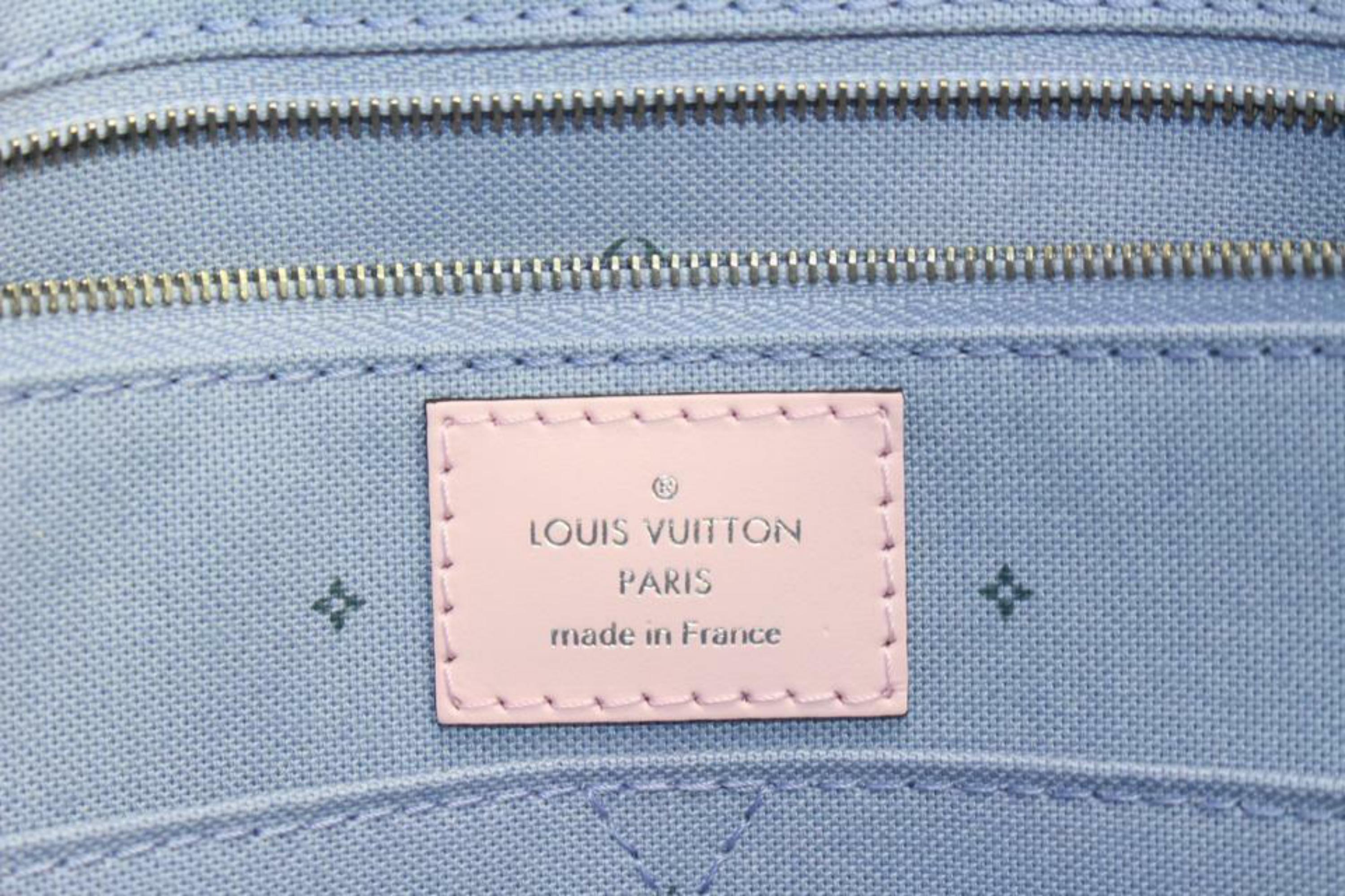 Louis Vuitton Pink Tie Dye Monogram Escale Onthego GM Tote 33L26a en vente 3