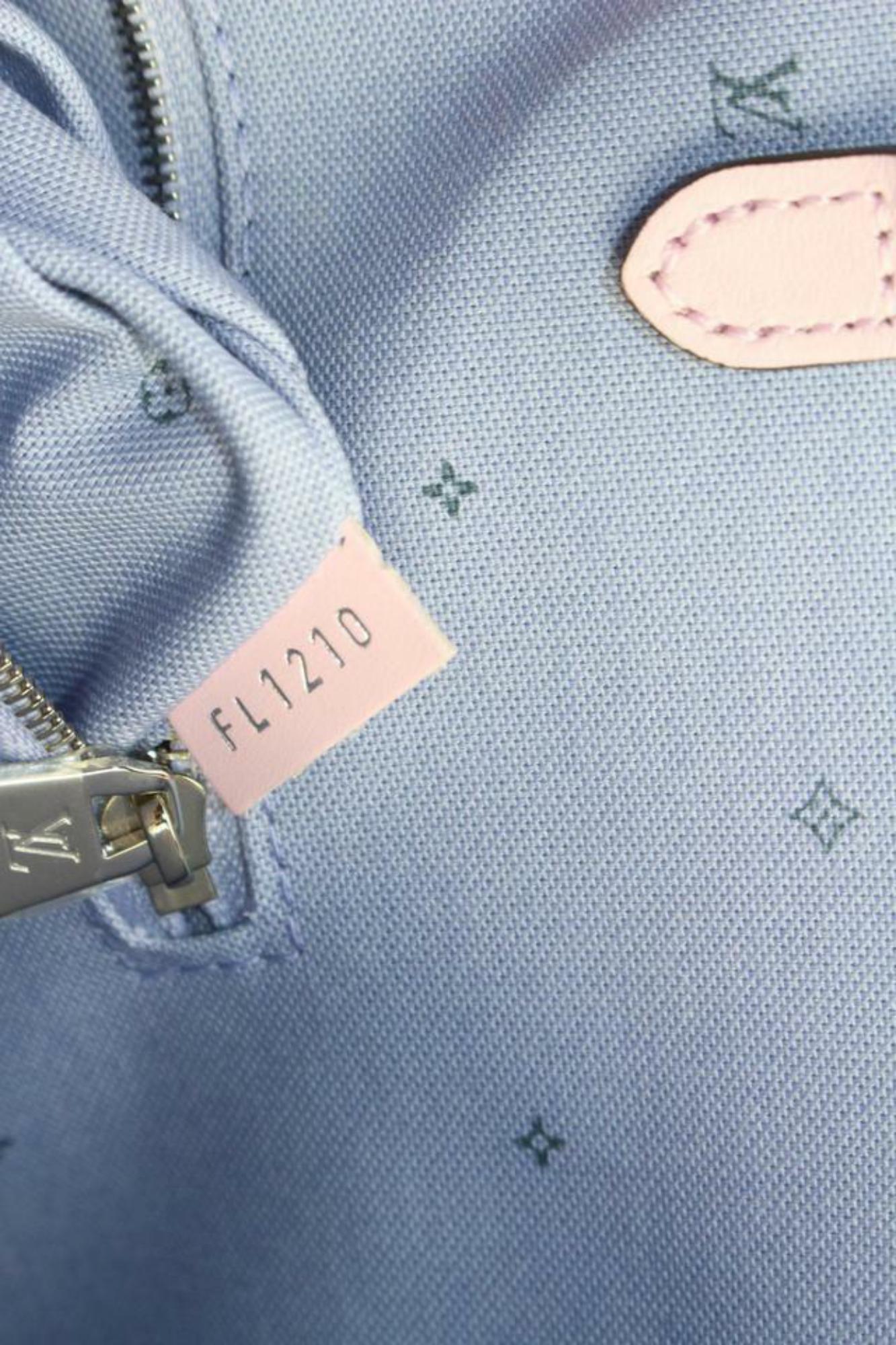 Louis Vuitton Pink Tie Dye Monogram Escale Onthego GM Tote 33L26a en vente 4