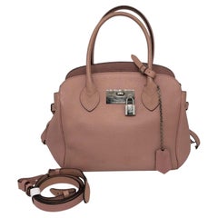 Louis Vuitton Pink Veau Nuage Leather Milla PM Top Handle Bag Silver Hardware
