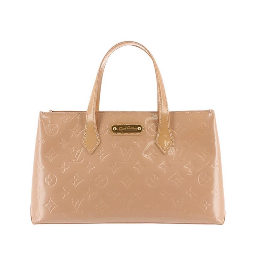 Louis Vuitton Pink Vernis Wilshire PM For Sale