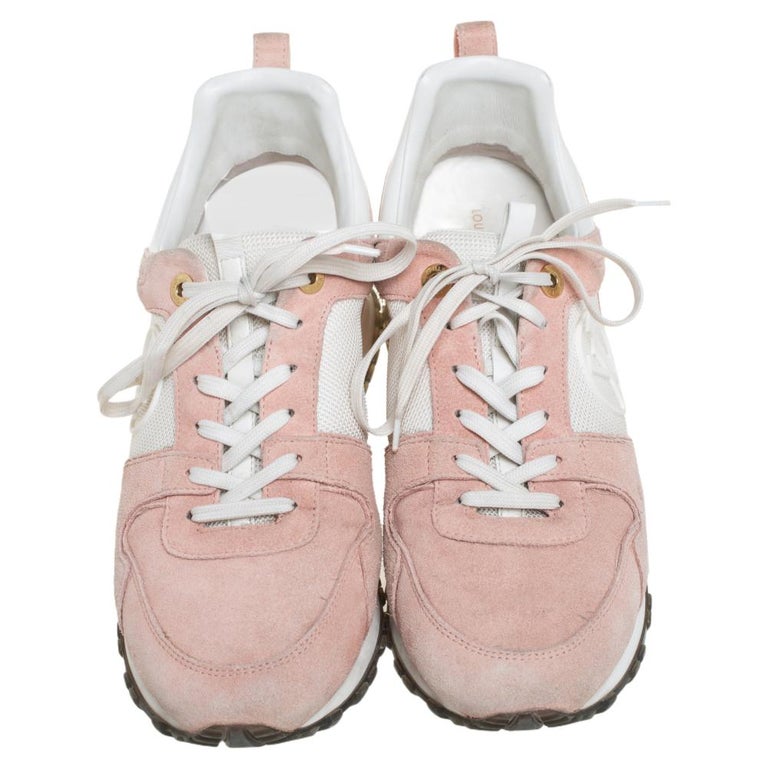 Louis Vuitton, Shoes, Never Been Worn Louis Vuitton Stellar Hot Pink Mesh  Sneakers 385
