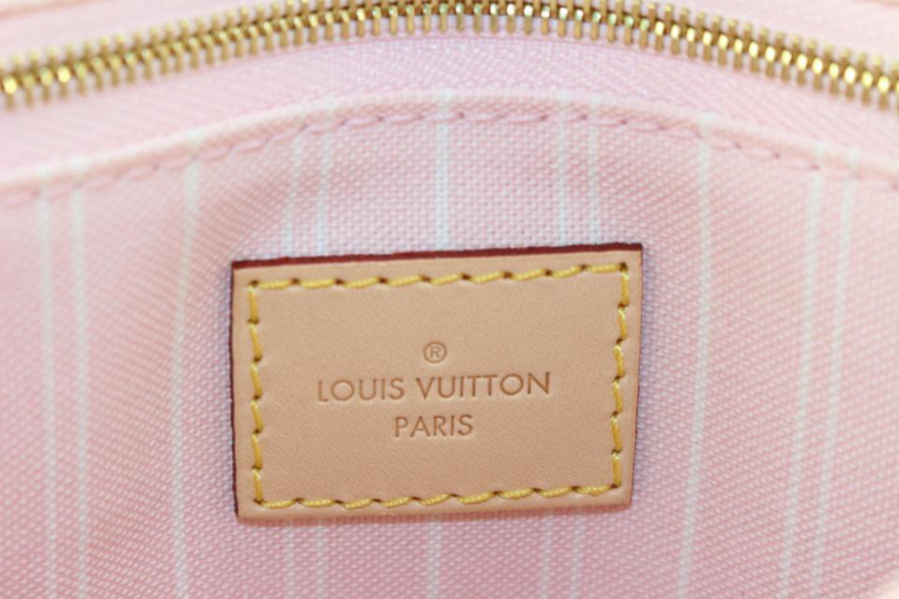 Women's Louis Vuitton Pink x Yellow Monogram By the Pool Speedy 25 Bandouliere 10lk712s