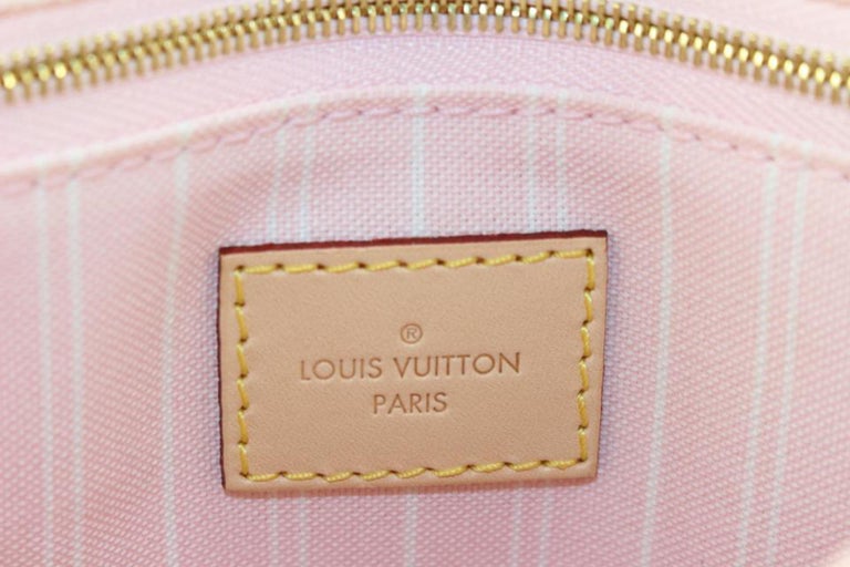 Louis Vuitton Pink x Yellow Monogram By the Pool Speedy 25 Bandouliere  10lk712s