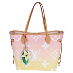 Louis Vuitton Rosa & Gelb Monogramm Giant By The Pool Neverfull MM
