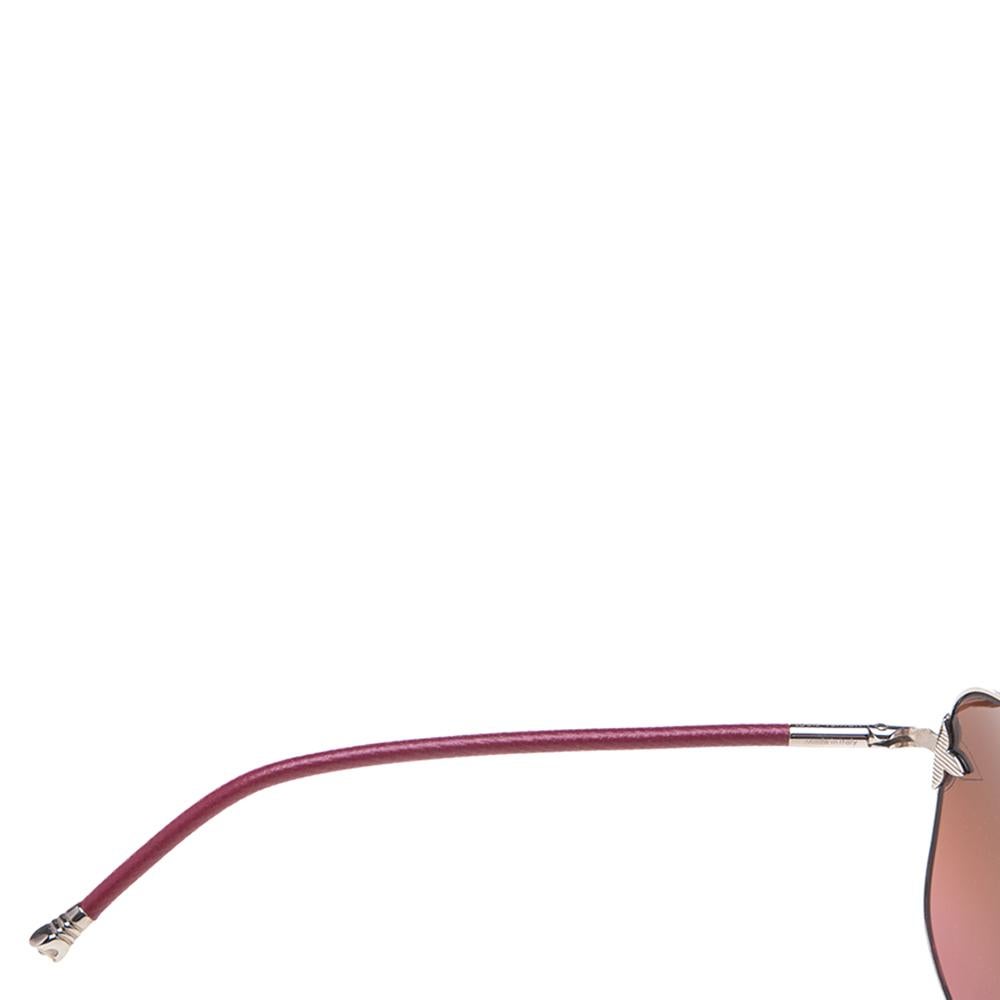 Women's Louis Vuitton Pink Z0466U Viola Butterfly Gradient Oval Sunglasses