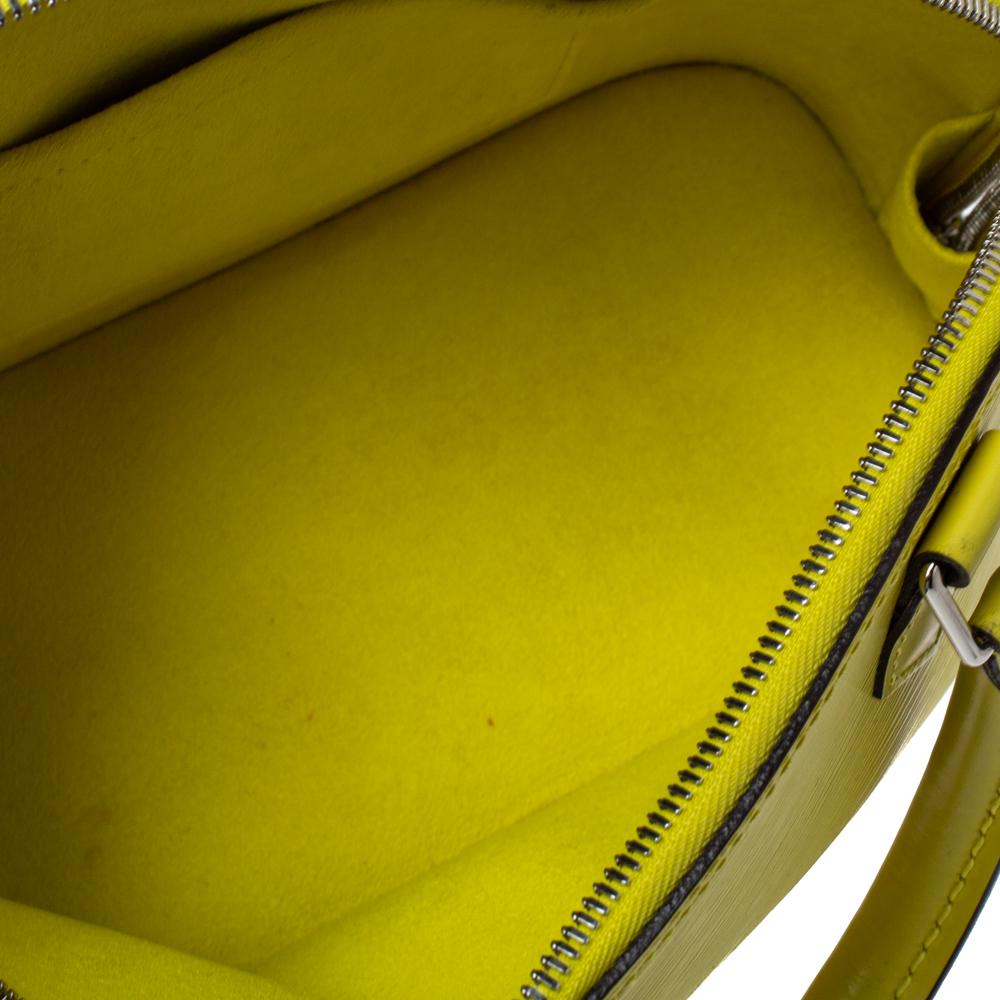 Louis Vuitton Pistache Epi Leather Alma BB Bag 4
