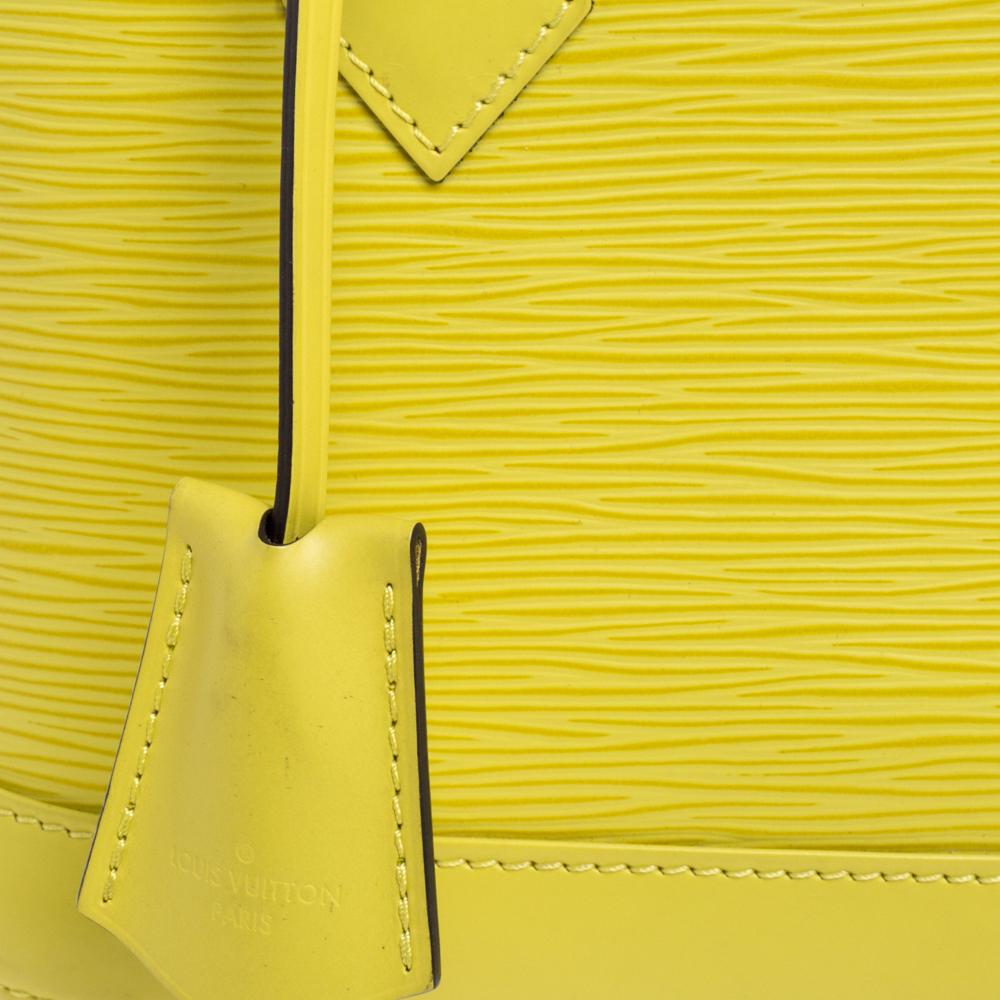 Louis Vuitton Pistache Epi Leder Alma BB Tasche 6