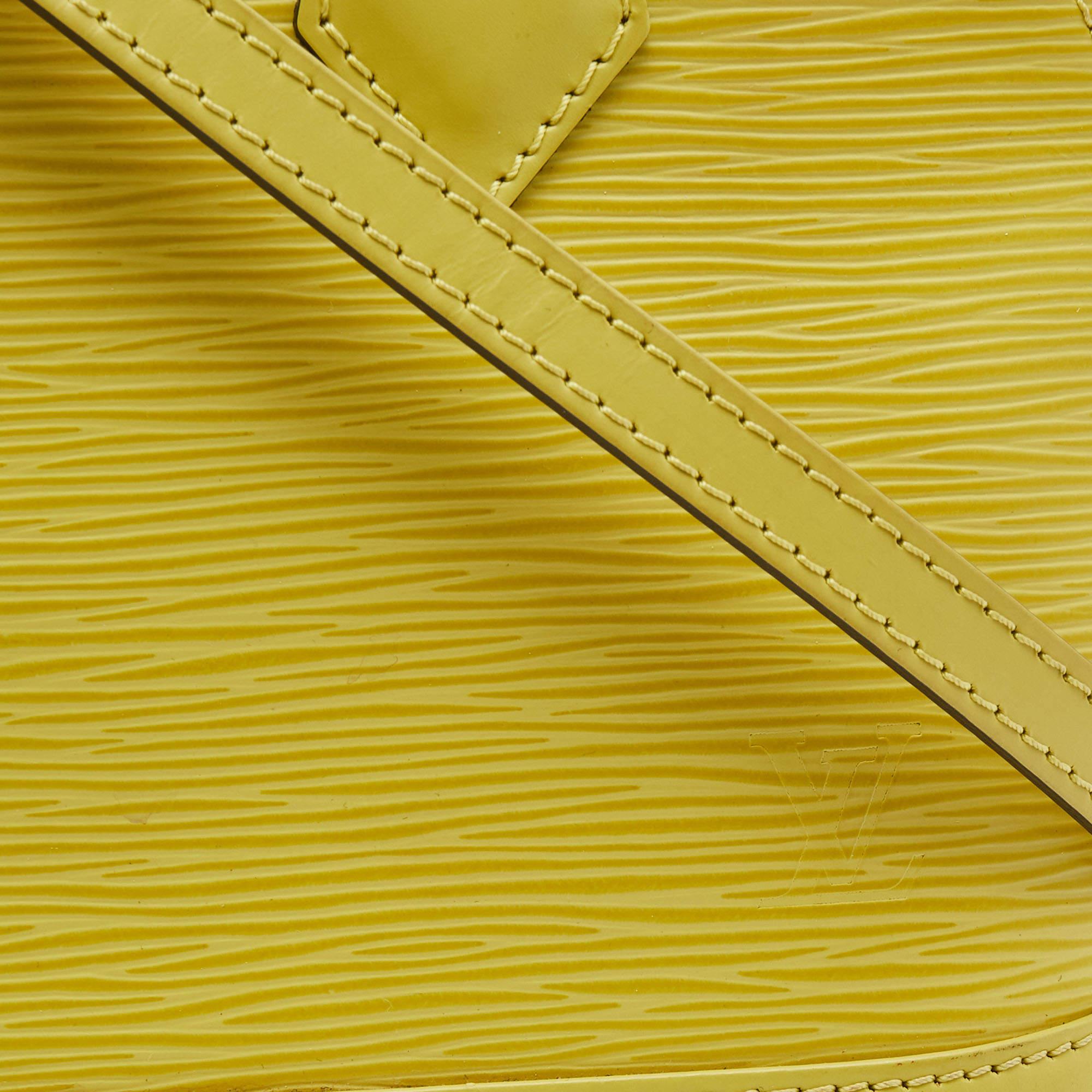 Louis Vuitton Pistache Epi Leather Alma BB Bag 6