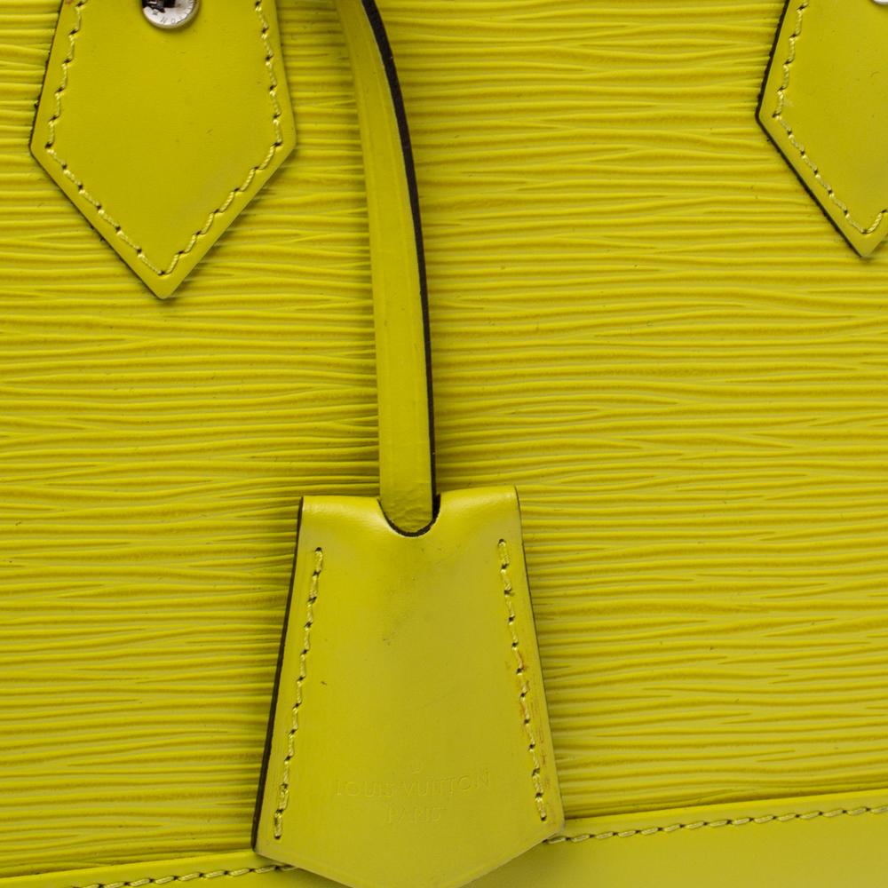 Louis Vuitton Pistache Epi Leather Alma BB Bag 1