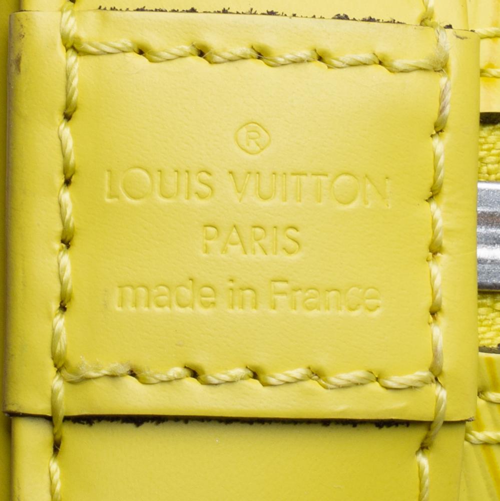 Louis Vuitton Pistache Epi Leder Alma BB Tasche 2