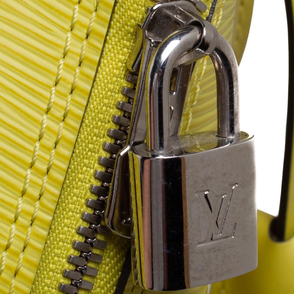 Louis Vuitton Pistache Epi Leder Alma BB Tasche 3