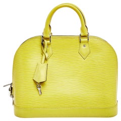 Louis Vuitton Pistache Epi Leather Alma PM Bag