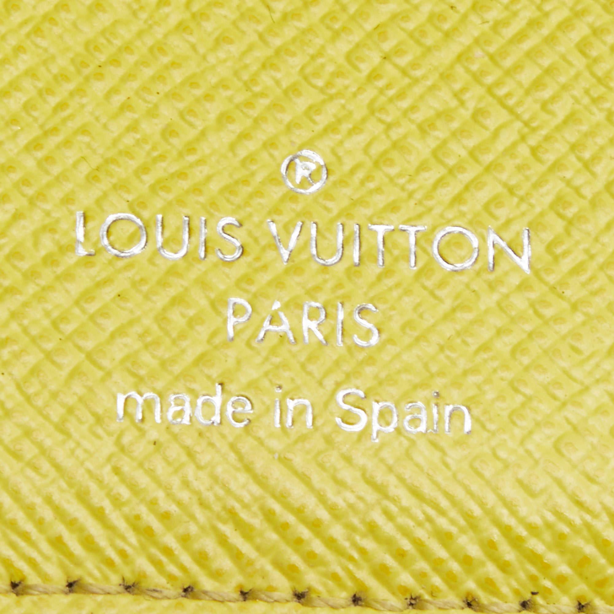 Louis Vuitton Pistache Epi Leather and Monogram Canvas Marie-Lou Compact Wallet 11