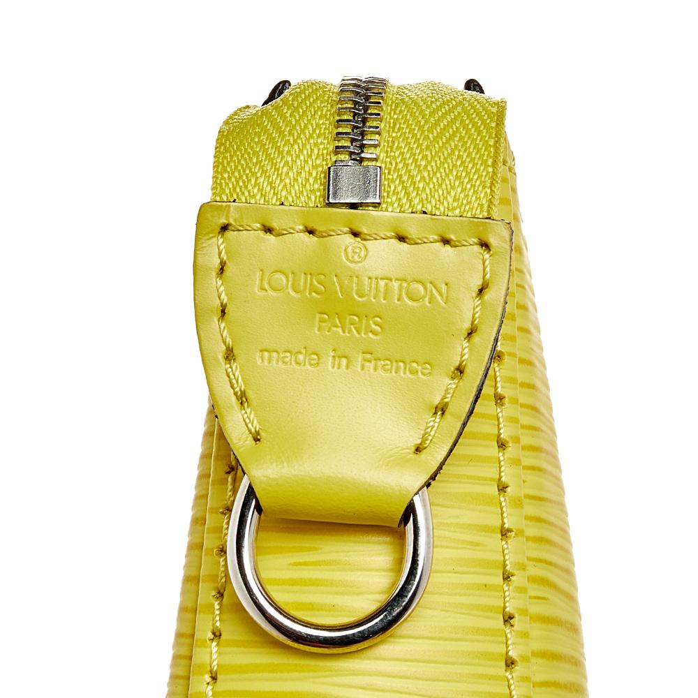 Louis Vuitton Pistache Epi Leather Pochette Accessoires Bag 2