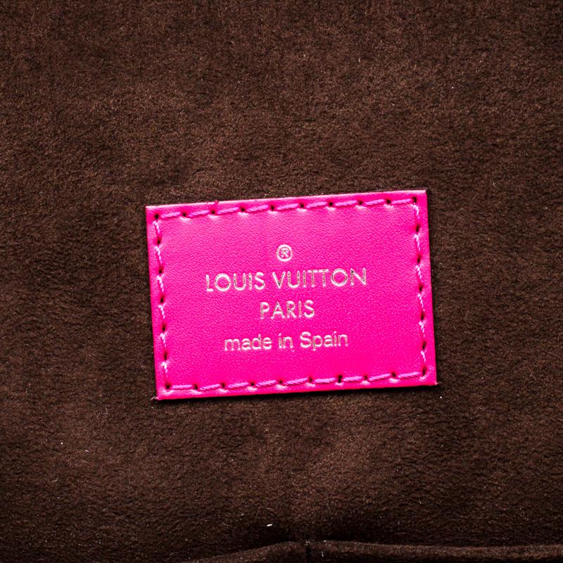 Louis Vuitton Pivoine Epi Leather Cluny MM Bag 5