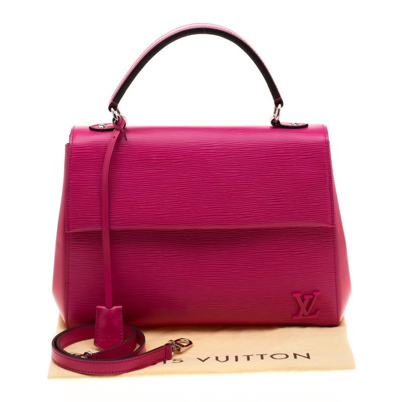 Louis Vuitton Pivoine Epi Leather Cluny MM Bag 7