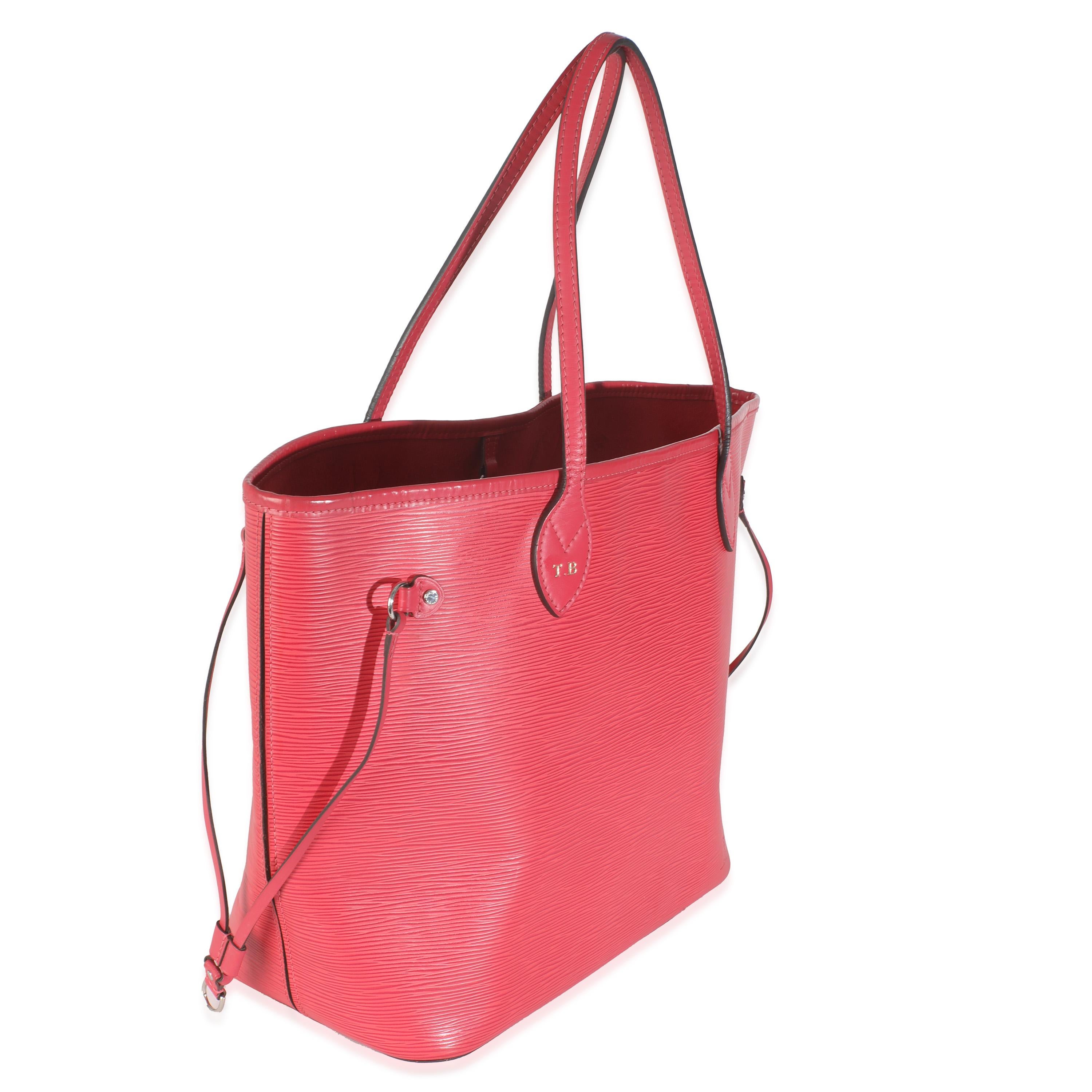 Rosa Louis Vuitton Pivoine Epi Neverfull MM