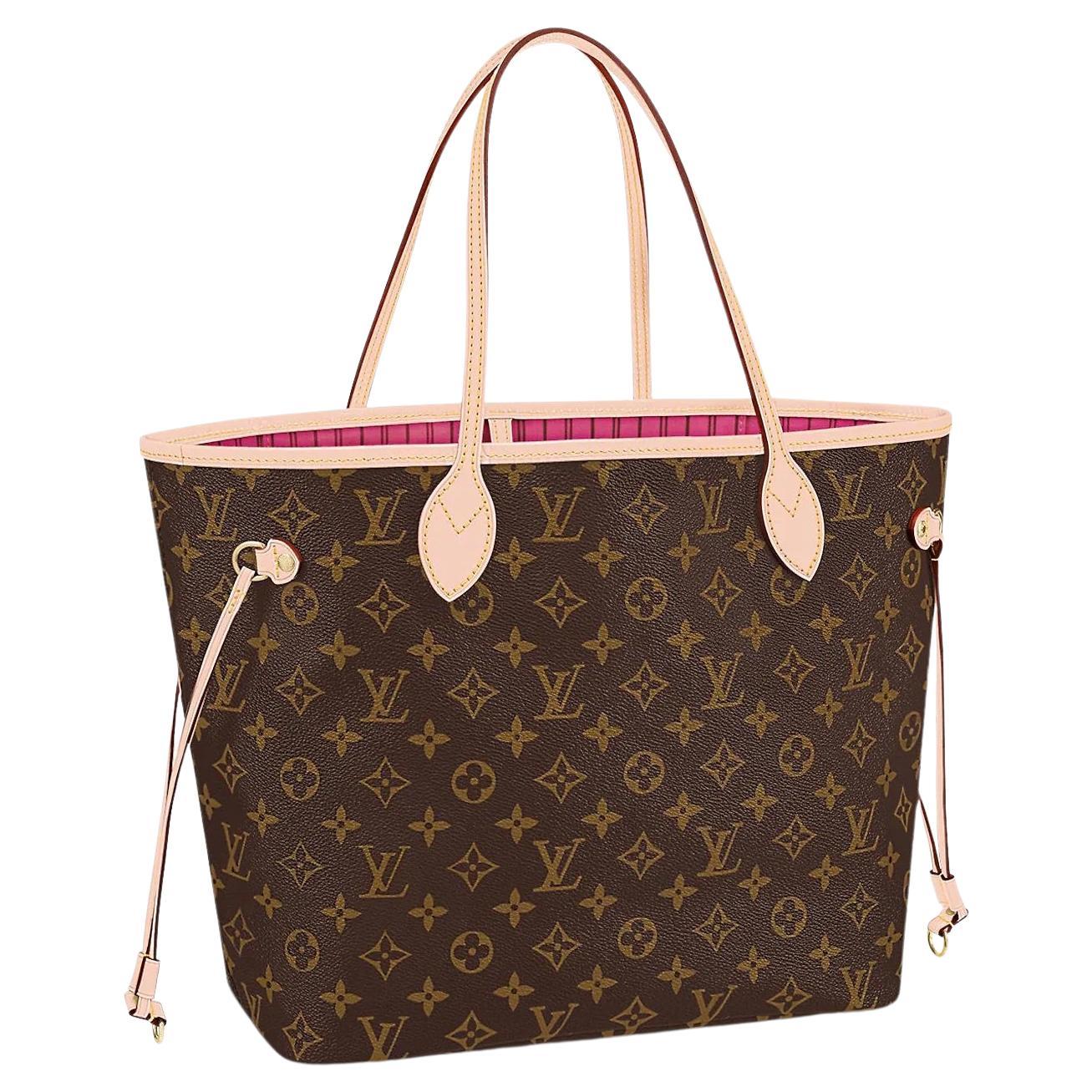 louis vuitton neverfull bag pink lining