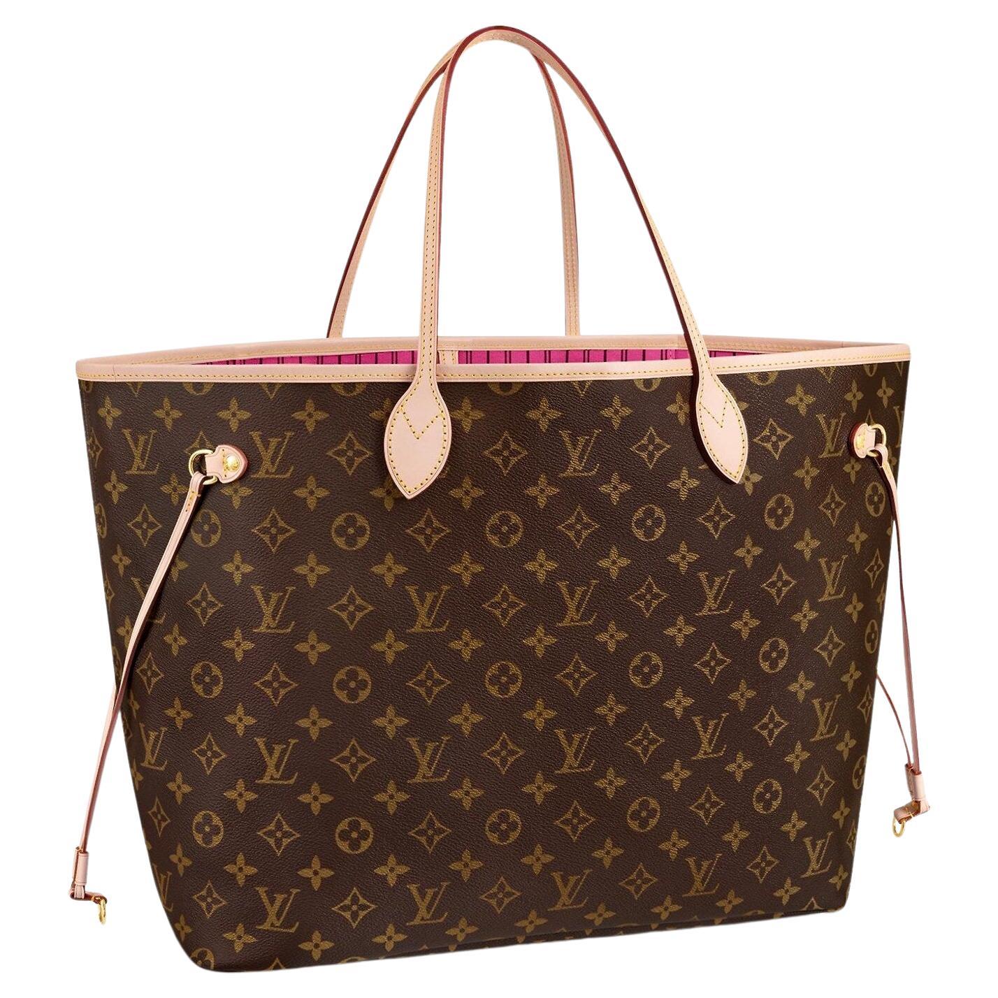 Louis Vuitton Small Monogram Neverfull Bag Tote Bag 862936, Women's