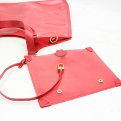 Louis Vuitton Plage Baia Lagoon with Pouch 866325 Red Leather Tote