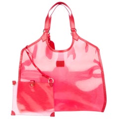 Louis Vuitton Plage Clear Translucent Epi Baia Lagoon Bay Gm with Pouch 868944 R