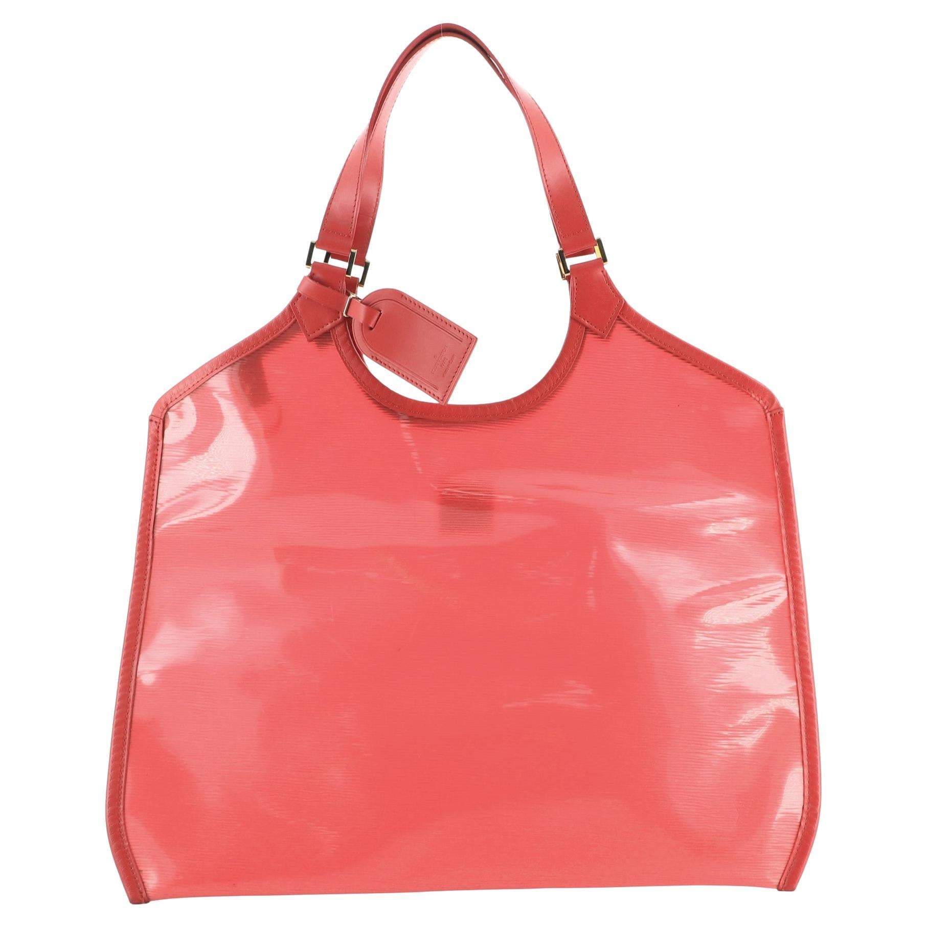 Louis Vuitton Plage Lagoon Bay Handbag Vinyl Epi Leather GM