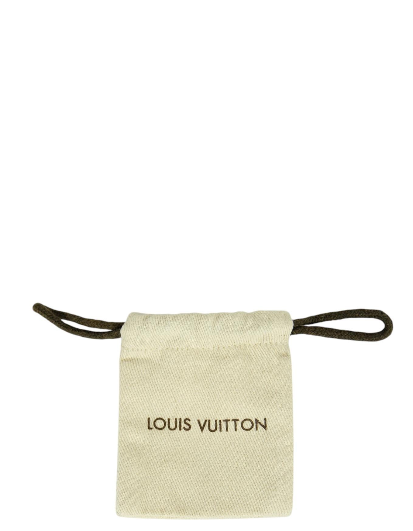 Louis Vuitton Platinum LV Diamonds Pavé V Ring sz 53/ 6.5 rt $4650 2