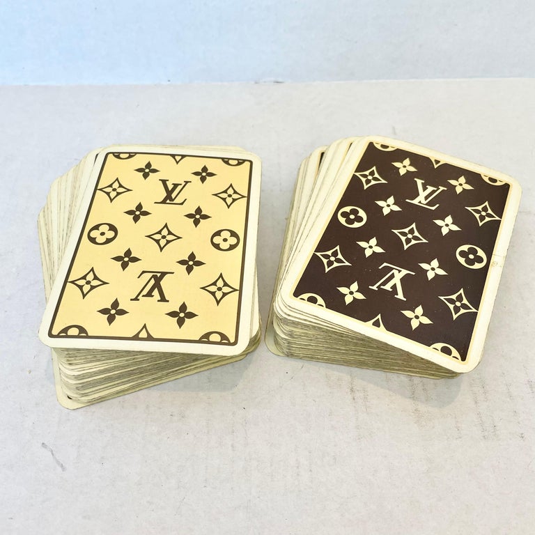 Louis Vuitton Playing Cards Jeu de Cartes Rare Used